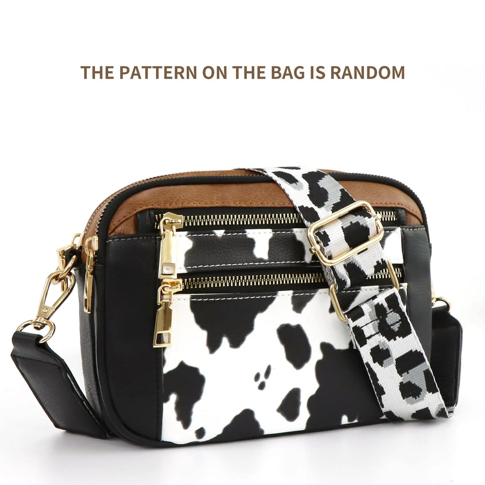 Daily Matching PU Leather Business Commute Zipper Crossbody Bags for women - EX-STOCK CANADA
