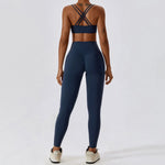 Breathable Quick-drying 2pcs Fitness Yoga Workout Clothes Sports Body-hugging set