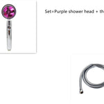 Shower Head Water Saving Flow 360 Degrees Rotating With Small Fan ABS Rain High Pressure Spray Nozzle Bathroom Accessories EX-STOCK Canada 