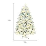 Más descuento de navidad árbol de Navidad PVC Nieves artificiales Tree de Navidad Mall Decoración de la ventana del centro del centro del centro del centro