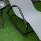 Schaukelstuhl, Zero-Gravity-Patio-Liegestuhl, Outdoor-Schaukel, UV- und wasserbeständig, Kissen zum Sonnenbaden, für Rasen, Garten oder Pool, GrauEX-STOCK Canada 