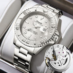 Submarine Automatic Mechanical Watch For Men – Gold & Silver Steel