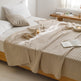 Waffle Cotton Yarn Air Conditioner Summer Cooling Duvet Solid Color Dormitory Comforter EX-STOCK Canada 