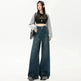 New Simple High Waist Casual Straight-leg Baggy Jeans Pant For Women - EX-STOCK CANADA