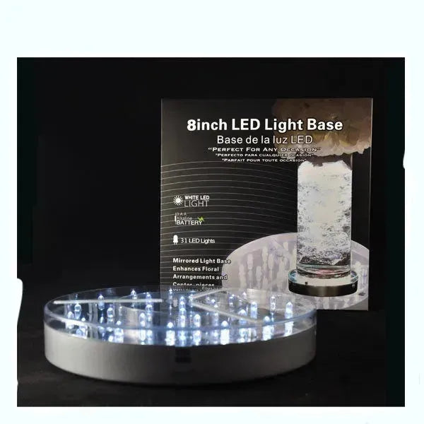 High-grade Silver Remote Control Full Color Battery Hookah The Lamp Disc - EX-STOCK CANADA