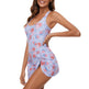Printed Girls' Skirt Style One-piece Swimsuit Covers The Belly And Makes You Look Slim And Quick Drying EX-STOCK