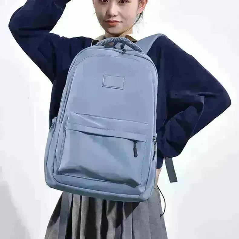 Fashion Oxford Backpack Waterproof Large Capacity Junior High School Students Schoolbag Girls Solid Campus Travel Bags Women and Men. - EX-STOCK CANADA