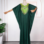 Vestido largo estilo étnico africano con vuelo, Oriente Medio, AliExpress, ropa musulmana para mujer, escote en V, talla grande - EX-STOCK Canada