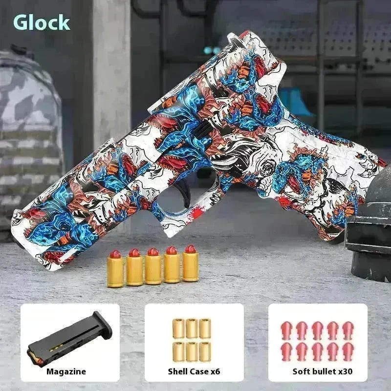 Automatic Breech Toy Gun Puzzle Toy - EX-STOCK CANADA