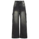 European And American Slimming High Waist Wide Legs Baggy Jeans Pant For Women - EX-STOCK CANADA