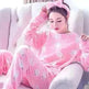 Women Coral Velvet Fleece Pajamas Fall Winter Loungewear Flannel  Sleepwear - EX-STOCK CANADA