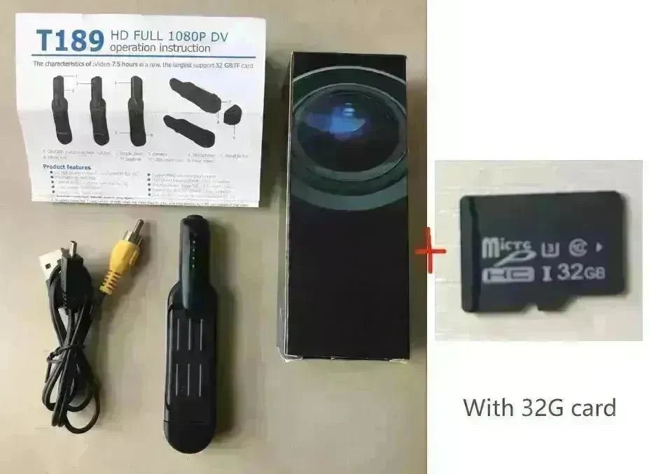 Hidden Camera Mini Pocket Pen Camera 1080P HD EX-STOCK