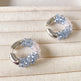 Colored Beaded Earrings Copper White Gold Plated - EX-STOCK CANADA