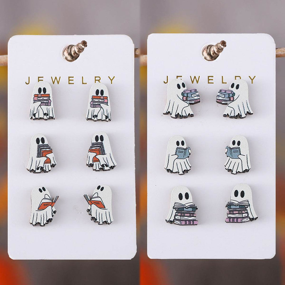 Halloween Book Ghost Wooden Studs Suit - EX-STOCK Canada