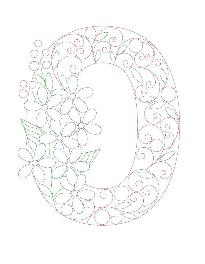 Paper Filigree Painting Kit - Letters - EX-STOCK CANADA