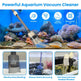 1 Set Multifunctional Electric Aquarium Gravel Cleaner Kit Length Adjustable Automatic Fish Tank Vacuum Cleaner Change Water Wash Sand Filter Dirt Removal EX-STOCK