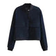 Fall Single Breasted  Cashmere Cropped Jacket for women - EX-STOCK CANADA