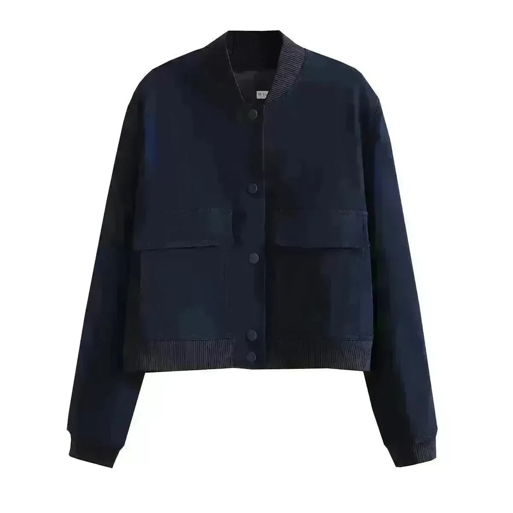 Fall Single Breasted  Cashmere Cropped Jacket for women - EX-STOCK CANADA