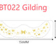 Gilding Sticker Freckle Tattoo Sticker Gilding Glitter Stickers Waterproof EX-STOCK