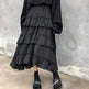 High Waist Layered Cake Skirt Irregular  MIDI Long skirt - EX-STOCK CANADA