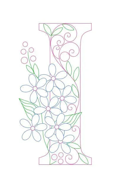 Paper Filigree Painting Kit - Letters - EX-STOCK CANADA