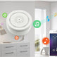White Wireless Smart Alarm Siren with Sound & Light – USB