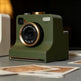 Latte Art Stencil Camera – White, Dark Green & Black