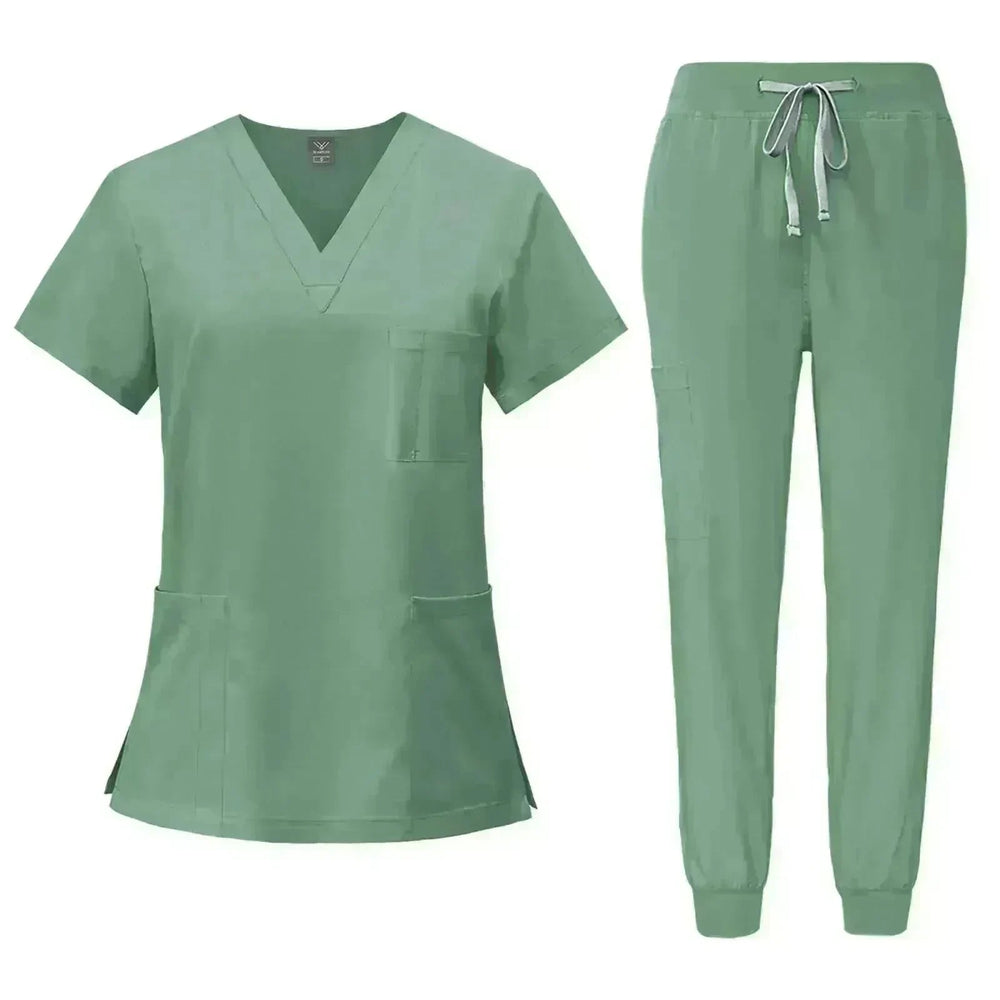 Quick-drying T-shirt Surgical Clothes Oral Nurse Doctor Work Clothes Pet Hospital Work EX-STOCK