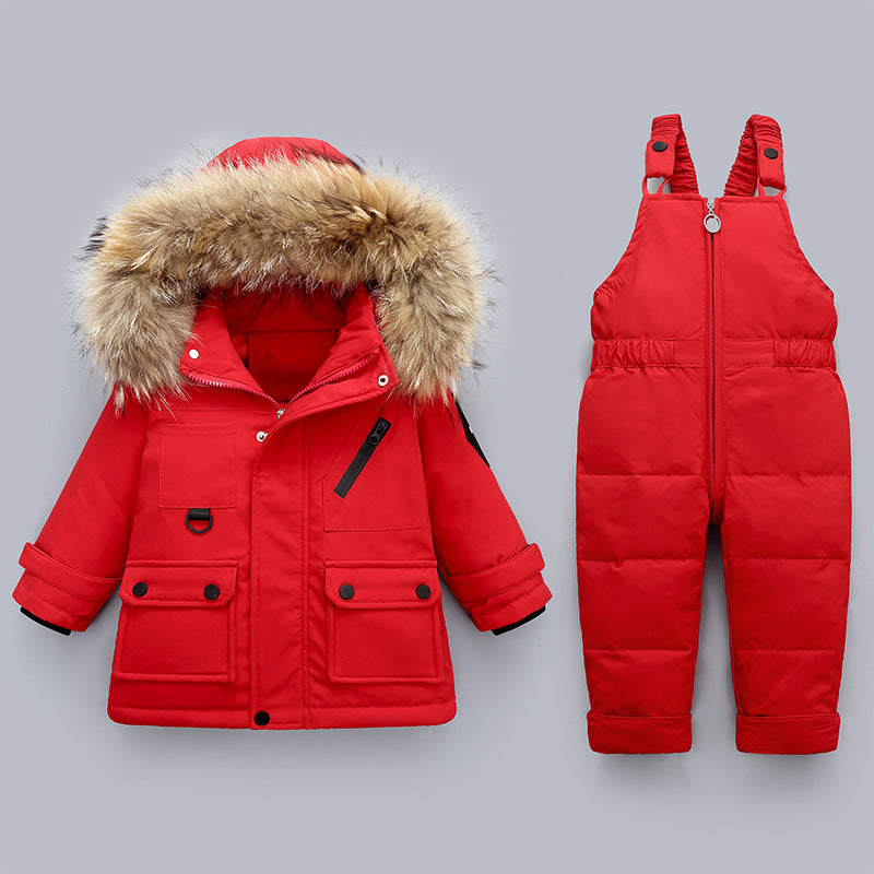 Winter Baby Boy's Down Jacket Suit | EX-STOCK product gallery photo 5