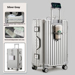 Large Capacity Travel Aluminum Frame Password Luggage | EX-STOCK Canada 