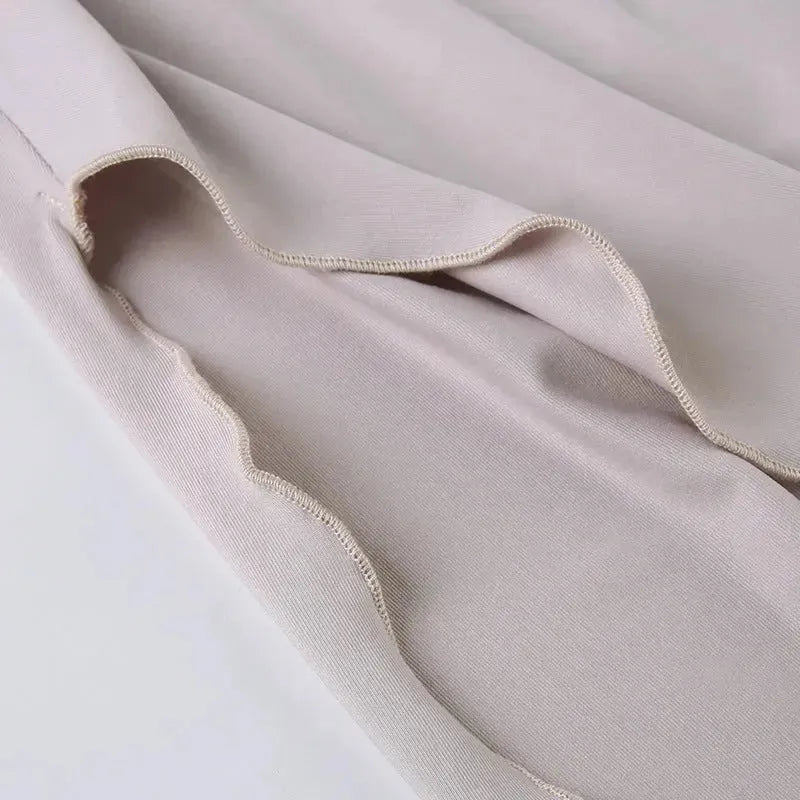High Waist Irregular split Long Skirt - EX-STOCK CANADA