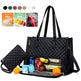 Convenient Commute New Lunch Bag Women's Insulated Lunch Box Women's Leak-proof Large Purse Diagonal Computer Storage EX-STOCK