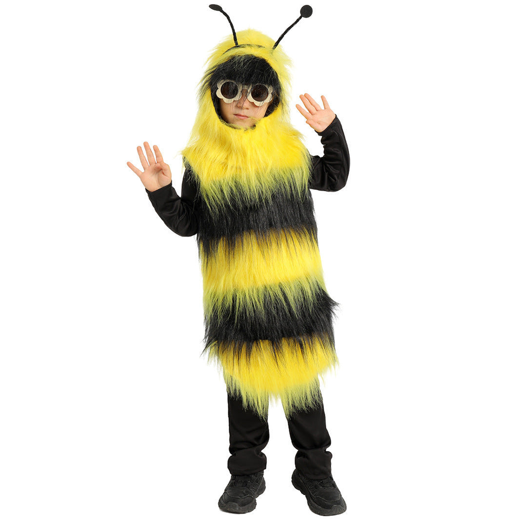 Halloween Children's Performance Animal Bee Role Cosplay Clothes EX-STOCK