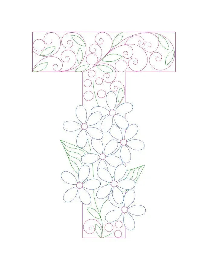 Paper Filigree Painting Kit - Letters - EX-STOCK CANADA