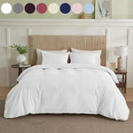 Serta Simply Clean Pleated Duvet Cover Queen EX-STOCK Canada 