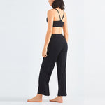 Loose Drawstring Flare Athleisure Wide leg Yoga Pants
