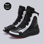Men's Motorcycle Riding Boots – BOA Dial, Anti-Skid, Off-Road | Black | EU 37–47