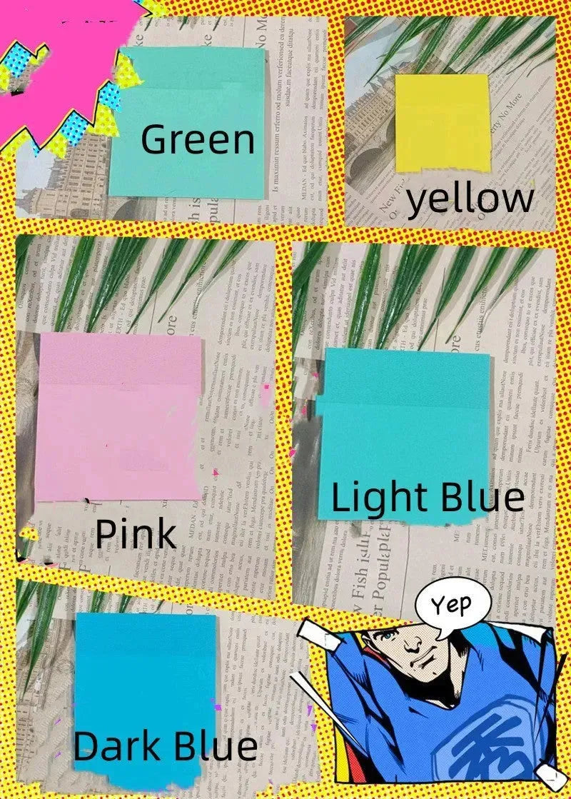 Transparent Post-it Notes Student Notes Sticky Notes Stickers Detachable Notes Sticky Notes - EX-STOCK CANADA