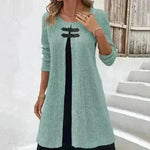 Winter Cashmere  Slim Fit Midi Flared Sweater Dress - EX-STOCK CANADA