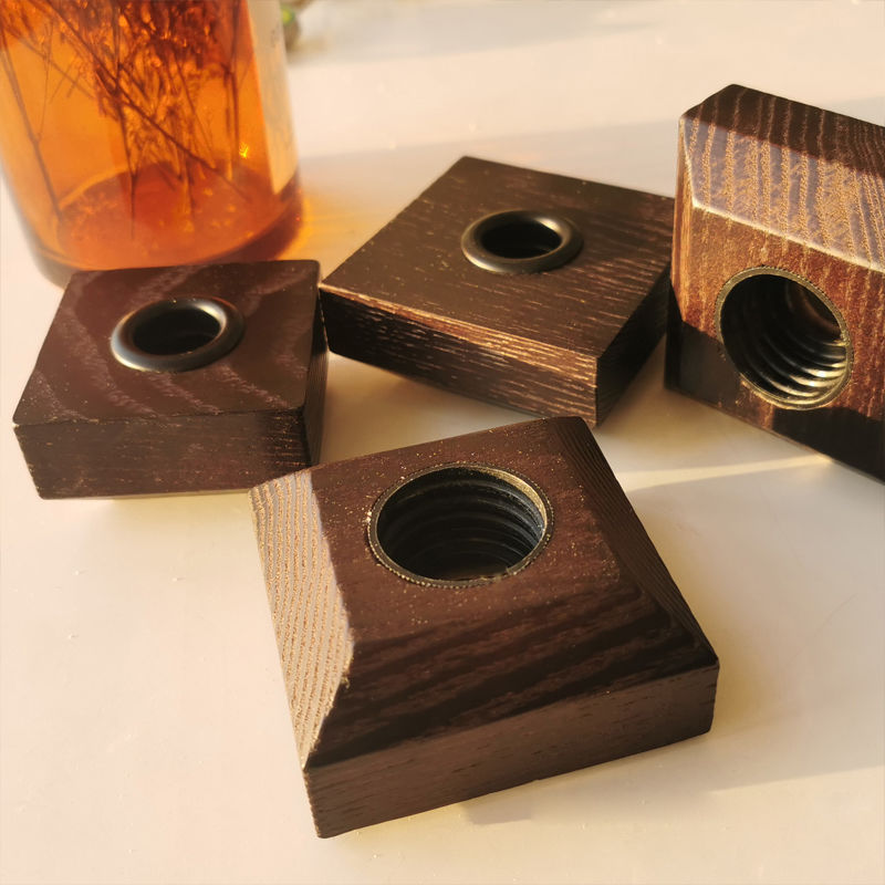 غطاء عطر من الخشب الصلب زجاجات مطفأة حريق مزيل عرق معمر بالعلاج العطري الخالي من النار - EX-STOCK Canada