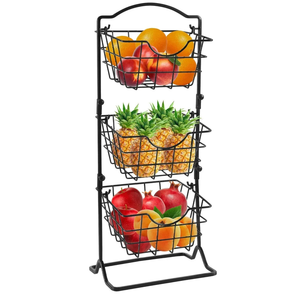 Simple Multi-layer Iron Can Be Shaken Storage Shelf Kitchen Organizer - EX-STOCK CANADA