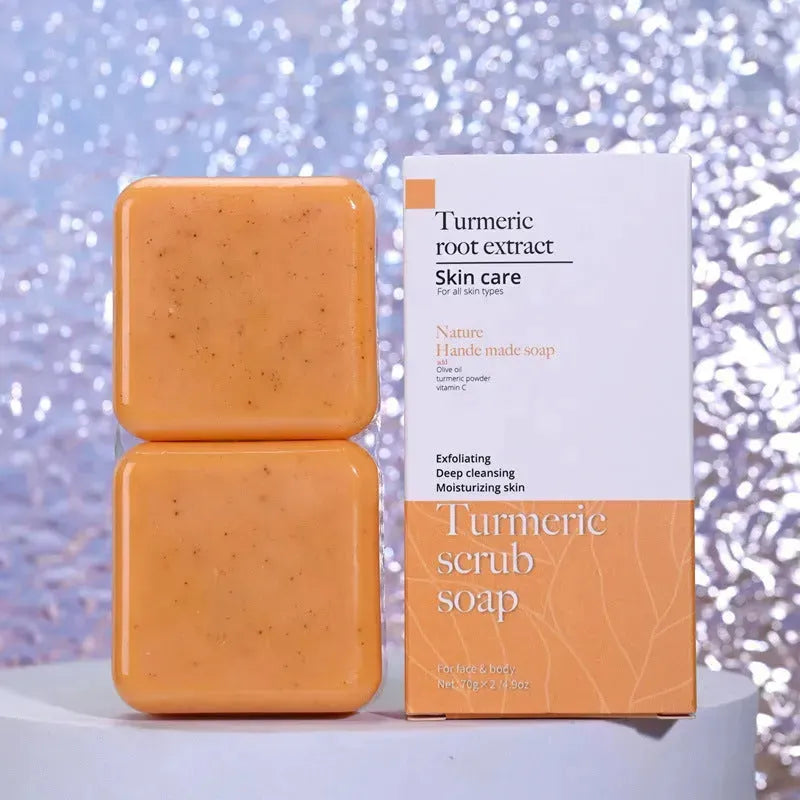 Curcuma Frosted Handmade Cleansing Bath Turmeric Soap