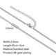 Stainless Steel Vacuum Vapor Plating 18K Gold Color Protection Lip Chain Necklace - EX-STOCK CANADA
