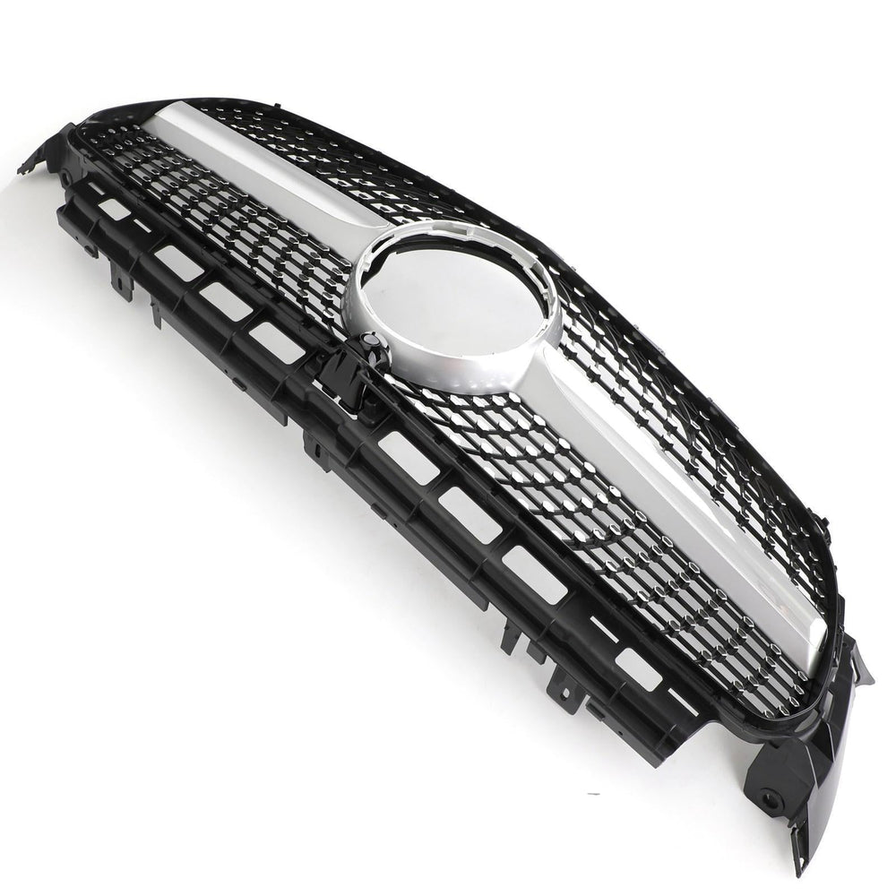 Diamond Silver Edge Front Grille For 2016 To 2019 Mercedes-Benz W213 E300 E400 EX-STOCK