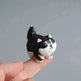 Creative Decorative Hand carved wooden Cat Trinkets Ornaments - EX-STOCK CANADA