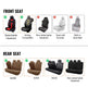 Seat Covers, Universal Car Seat Covers Full Set Seats, Front And Rear Seat, 13pcs Faux Leather Seat Cover, Full Enclosed Design, Detachable Headrest And Airbag Compatible, For Most Car SUV Truck EX-STOCK