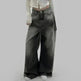 European And American Slimming High Waist Wide Legs Baggy Jeans Pant For Women - EX-STOCK CANADA