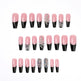 24 PCS Diamond Snake Nail Art, Long Length Long Water Pipe Fake Nails,Square Head Nail Tips False Nail EX-STOCK Canada 