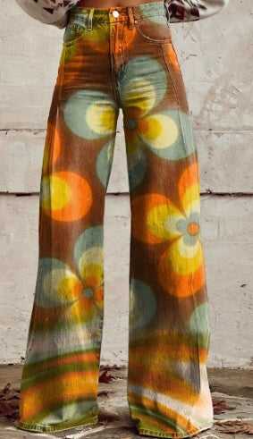 3D Digital Printed Women's Imitation Jeans EX-STOCK Canada 