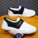 Canvas Flat Shoes Men Velcro Fashion Casual Unisex Sneakers
